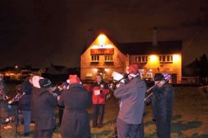 Fusilier Field carol singing