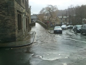 The highway outside Hebble House.