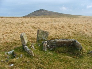 Cairn on Bodmin Moor common, Cornwall. Photo: Graham Bathe