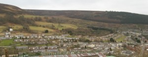 Greenmeadow, seen from the opposite hillside. Much of it is already mapped as access land