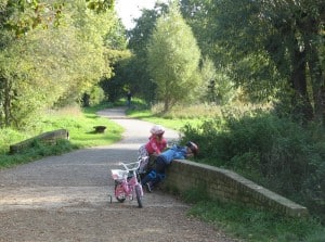 The Rye, the stream which crosses the southern end of the common.