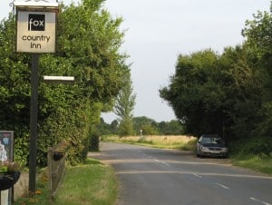 The common opposite The Fox, Ibstone