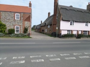 The old road leading to the sea at Bacton, Norfolk; if it is not recorded before 1 January 2026 it could be lost