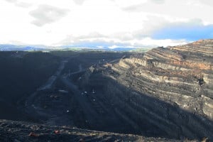 Miller Argent open cast mine at Ffos y Fran where a large area of common land has been lost for the next 15 years Photo: Eddy Blanche