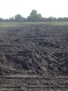 Mudbath after event on Clapham Common last summer