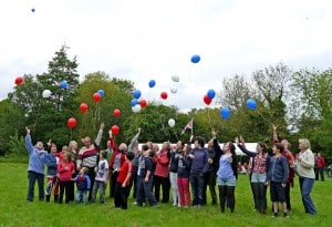 Celebrating the 2012 diamond jubilee on the common. Photo: Tim Webster