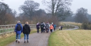 An unrecorded path at Munden, near Wall Hall, Aldenham in Hertfordshire. The route dates from the 1940s. If it is not claimed before 1 January 2026 this popular path will be at risk. Photo: Chris Beney 