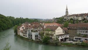 Old Bern in the meander of the River Aare