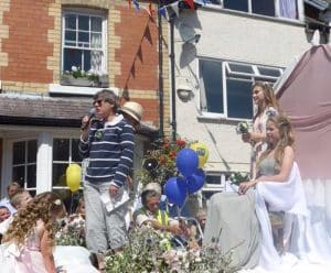 Kate opening Clun carnival