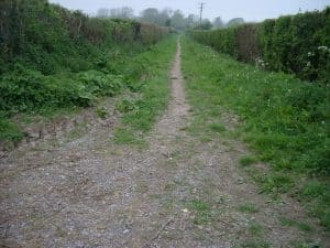 Green Lane, Ilminster, Somerset.  The application was made in 2010.  The secretary of state has directed that it be determined by 14 July 2017.  Photo:  Sarah Bucks