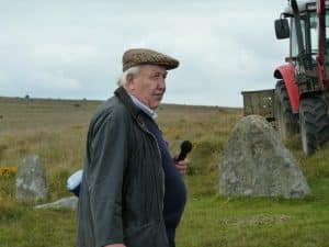 Ian in August 2011 at the 25th anniversary celebrations of the Dartmoor Commons Act 1985. Photo: John Waldon