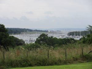 The view from the potential new path at Bursledon