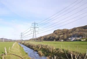 The Whicham Valley, left of the stream is in the Lake District National Park, right is outside. Montage by Graham Barron.