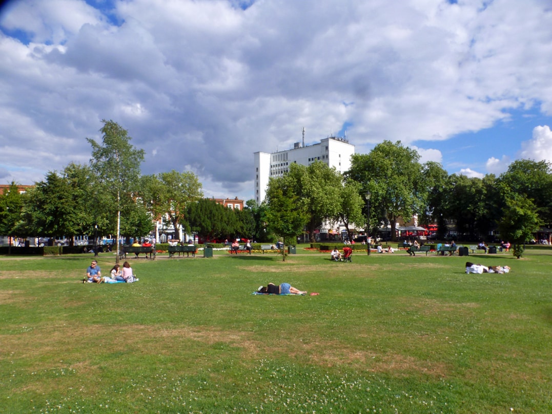 Haven-Green Haven Green common, a vital open space in Ealing, London.