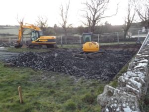 The diggers move in to destroy the common