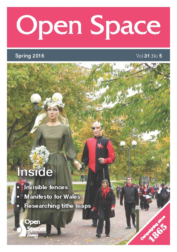 416292 Open Spaces Spring Magazine front cover Spring 2016