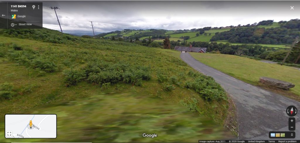 The Skreen development site Google street view