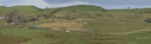 From Mynydd Bodran looking north to the common