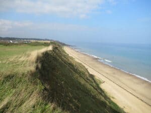 The Norfolk coast, from the east end of the newly created route