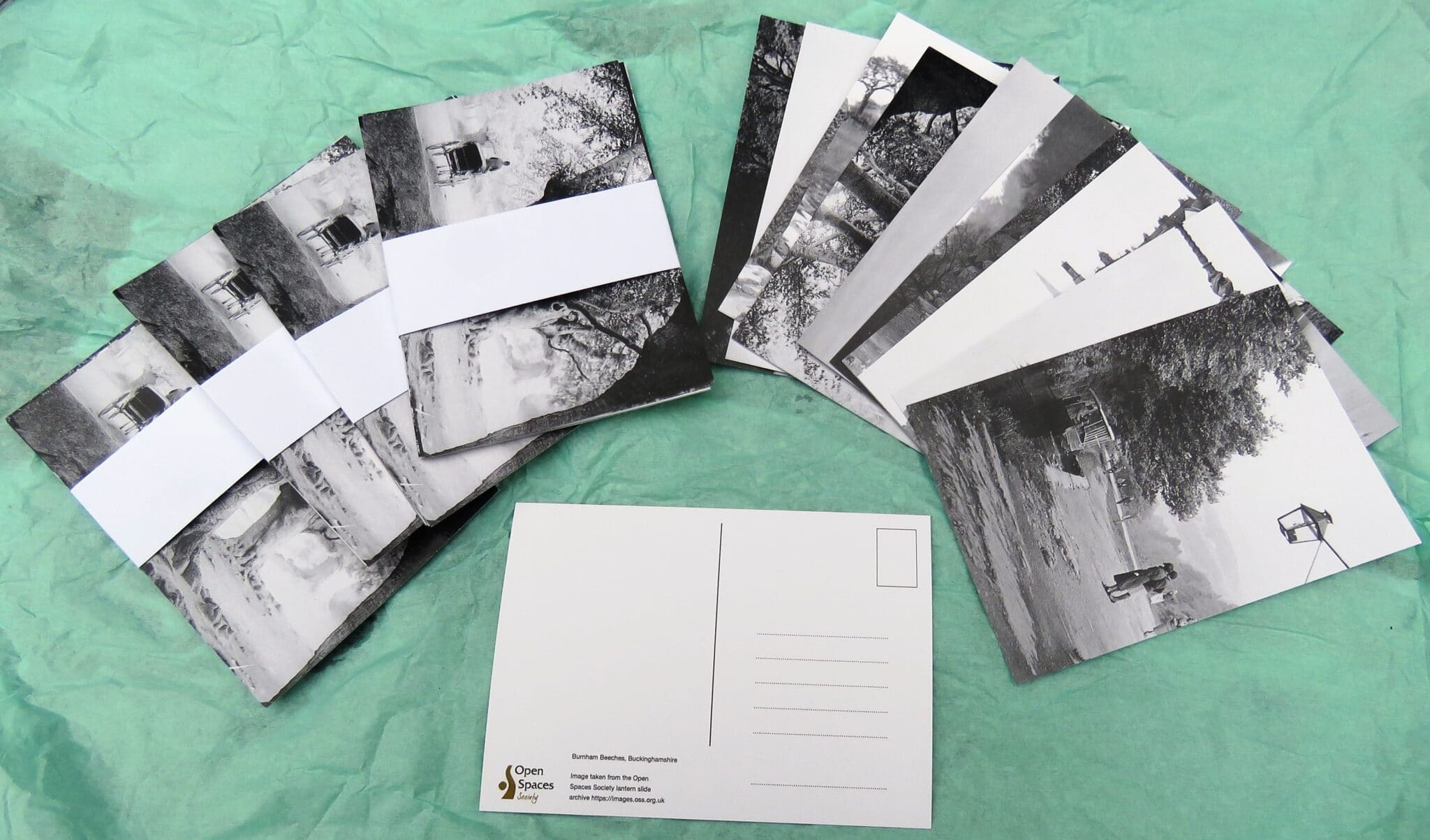 Lantern slide postcards - each pack contains ten unique images as postcards